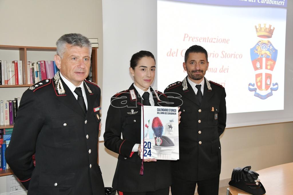 Presentazione del Calendario Storico dell'Arma dei Carabinieri e